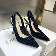 Dior Dark Blue High Heels - 2