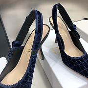 Dior Dark Blue High Heels - 3