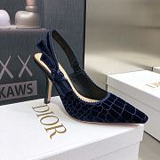 Dior Dark Blue High Heels - 4