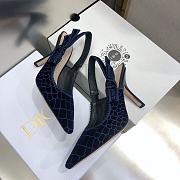 Dior Dark Blue High Heels - 5