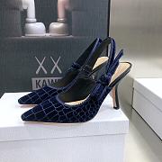 Dior Dark Blue High Heels - 6