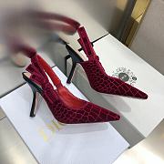 Dior Red High Heels - 1