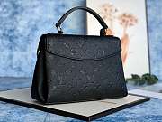 LV Georges Bb Handbag Full Black M53941 Size 27.5 x 17 x 11.5 cm - 5