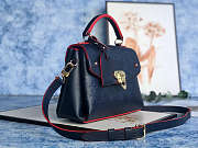 LV Georges Bb Handbag Dark Blue M53941 Size 27.5 x 17 x 11.5 cm - 4