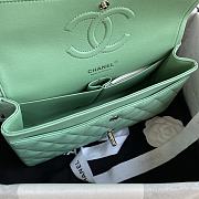 Chanel Flap Bag Lambskin in Light Green SHW 1112 Size 25.5 x 15.5 x 6.5 cm - 2