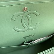 Chanel Flap Bag Lambskin in Light Green SHW 1112 Size 25.5 x 15.5 x 6.5 cm - 3