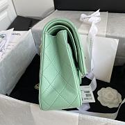 Chanel Flap Bag Lambskin in Light Green GHW 1112 Size 25.5 x 15.5 x 6.5 cm - 6