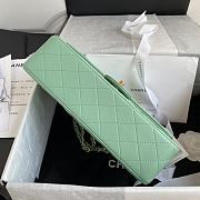 Chanel Flap Bag Lambskin in Light Green GHW 1112 Size 25.5 x 15.5 x 6.5 cm - 5