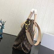 LV Original Monogram Flower Zipped Tote Mm Beige M44347 Size 36 x 28 x 17 - 2