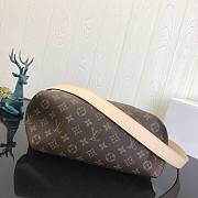 LV Original Monogram Flower Zipped Tote Mm Beige M44347 Size 36 x 28 x 17 - 4