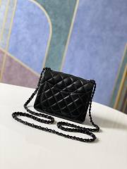 Chanel Mini Flap Bag Black Hardware Size 17 cm - 4