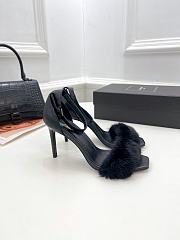 YSL High Heel Black 10 cm - 3