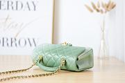 Chanel 22P Mini Green Handle Bag AS2431 Size 20 x 9 x 13 x cm - 6