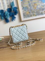 Chanel Belt Bag 2022 Sky Blue Size 11 x 11 x 5 - 6