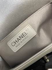 Chanel Leboy Calfskin Silver Hardware 67085 Size 20 cm - 6