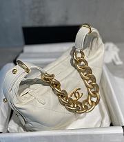 Chanel Hobo Shopping Bag 2022 White Size 28 x 17 x 9 cm - 6