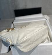 Chanel Hobo Shopping Bag 2022 White Size 28 x 17 x 9 cm - 4