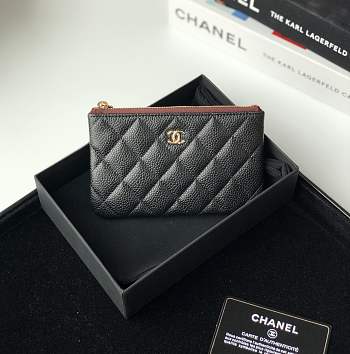 Chanel Coin Purse Gold Hardware 50168 Size 9.5 × 1 cm