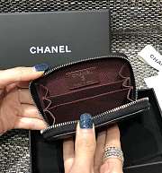 Chanel Classic Wallet Silver Hardware Size 7.5 x 11.2 cm - 5