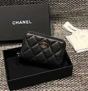 Chanel Classic Wallet Gold Hardware Size 7.5 x 11.2 cm - 2