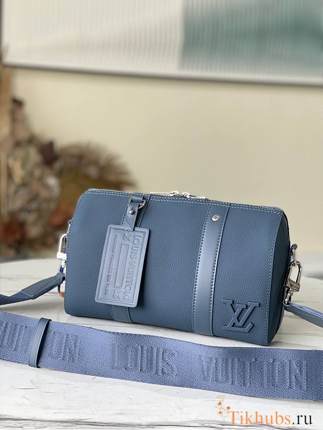 LV City Keepall M59328 Blue Size 27 x 17 x 13 cm - 1