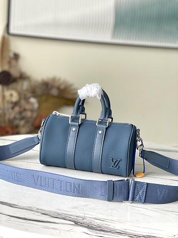 LV City Keepall M81003 Blue Size 21 x 12 x 9 cm