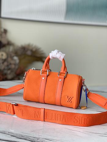 LV City Keepall M81003 Orange Size 21 x 12 x 9 cm