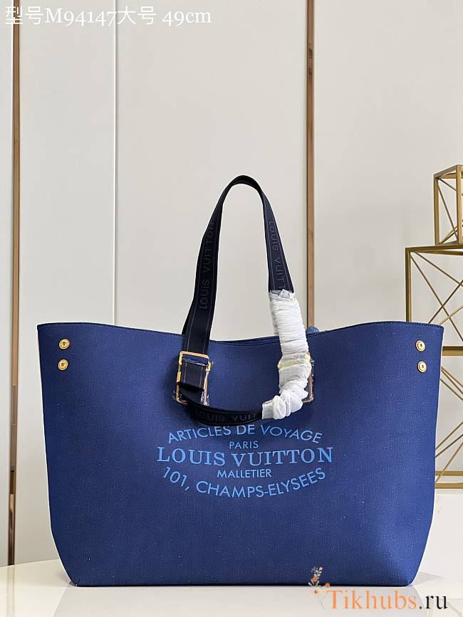 LV Neverfull Denim M94147 Size 49 x 40 x 9 cm - 1