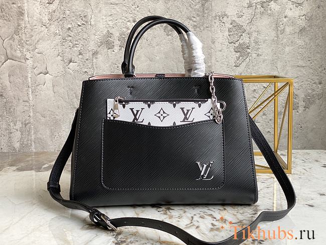 LV Marelle Tote MM Black Size 30 x 21 x 13 cm - 1