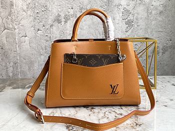 LV Marelle Tote MM Brown Size 30 x 21 x 13 cm