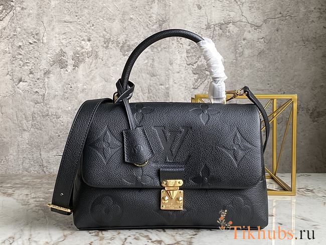 LV Madeleine S-lock MM Black Size 30 x 19.5 x 11 cm - 1