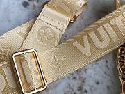 LV Wallet On Strap Light Yellow Size 20 x 12 x 6 cm - 2