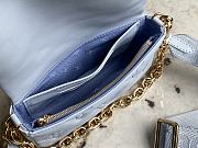 LV Wallet On Strap Blue Size 20 x 12 x 6 cm - 5