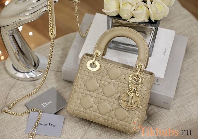 Dior Lady Beige Size 17 x 15 x 7 cm - 1