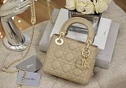 Dior Lady Beige Size 17 x 15 x 7 cm - 1