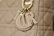 Dior Lady Beige Size 17 x 15 x 7 cm - 6