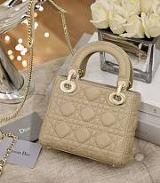 Dior Lady Beige Size 17 x 15 x 7 cm - 4