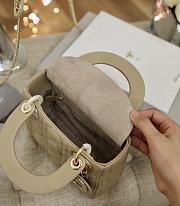 Dior Lady Beige Size 17 x 15 x 7 cm - 3