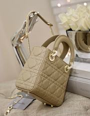 Dior Lady Beige Size 17 x 15 x 7 cm - 2