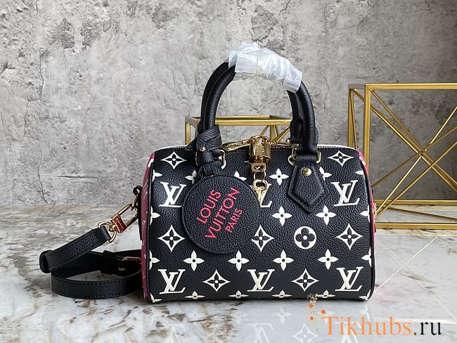 LV Speedy Bandoulière 20 Black Size 20.5 x 13.5 x 12 cm - 1