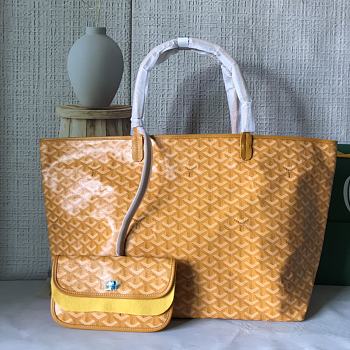 Goyard Tote Bag Yellow Size 40 x 15 x 30 cm