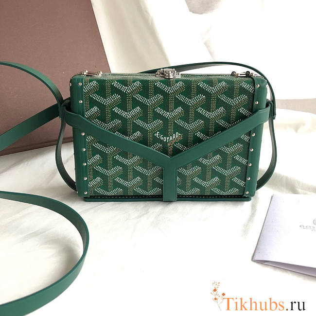 Goyard Canvas Green Size 16.5 x 5 x 11.4 cm - 1