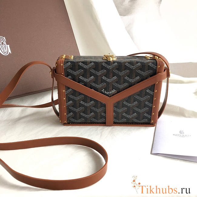 Goyard Canvas Brown Size 16.5 x 5 x 11.4 cm - 1