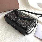 Goyard Canvas Black Size 16.5 x 5 x 11.4 cm - 4