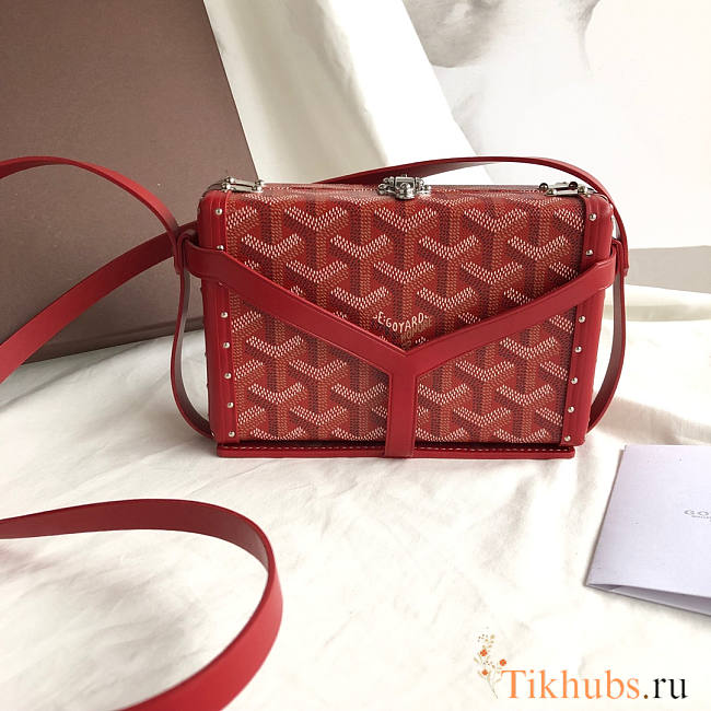 Goyard Canvas Red Size 16.5 x 5 x 11.4 cm - 1