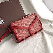 Goyard Canvas Red Size 16.5 x 5 x 11.4 cm - 3