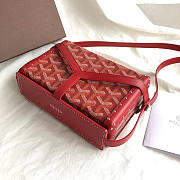 Goyard Canvas Red Size 16.5 x 5 x 11.4 cm - 4