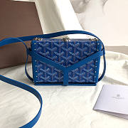 Goyard Canvas Blue Size 16.5 x 5 x 11.4 cm - 1