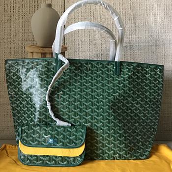 Goyard Tote Bag Green Size 40 x 15 x 30 cm