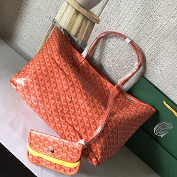 Goyard Tote Bag Orange Size 40 x 15 x 30 cm